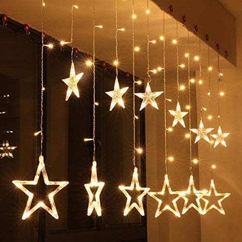 Window Curtain Lights With 8 Flashing Modes Decoration For Christmas