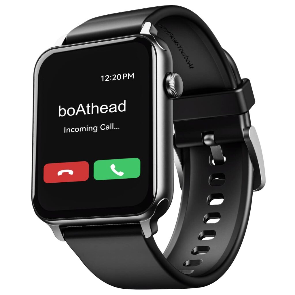 boAt Wave Call Smart Watch, Smart Talk with Advanced Dedicated Bluetooth