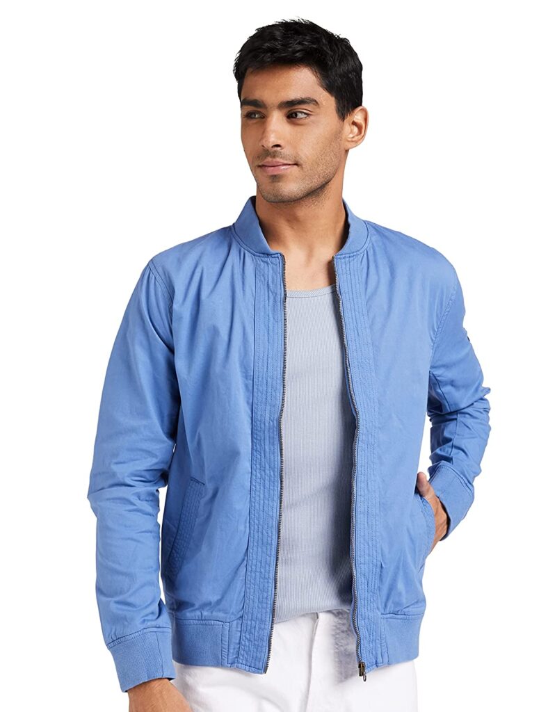 Amazon Brand - Inkast Denim Co. Men's Cotton Baseball Collar Jacket